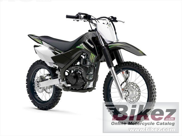 Big Kawasaki klx 140l monster energy picture and wallpaper from Bikez.com